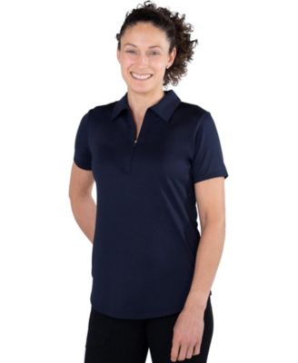 Women's Performance Golf Semi-Fitted Honeycomb-Textured Polo