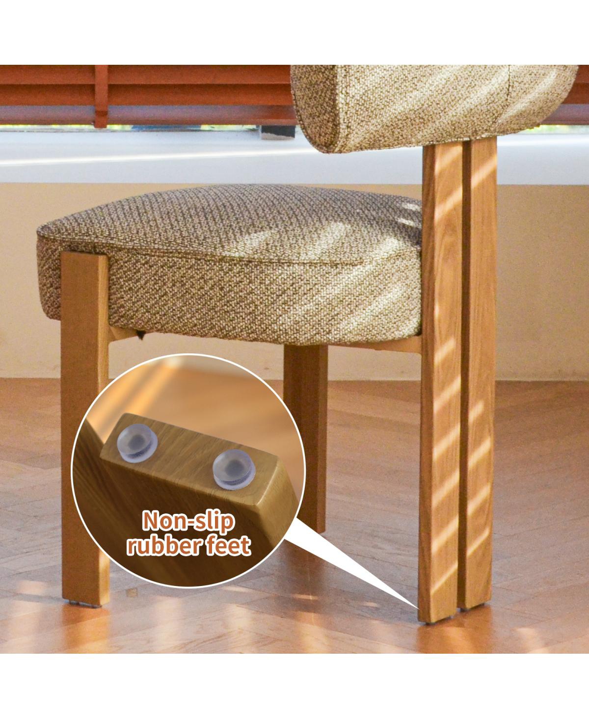 Streamdale Furniture Modern Upholstered Fabric Dining Chair, No Assembly Required