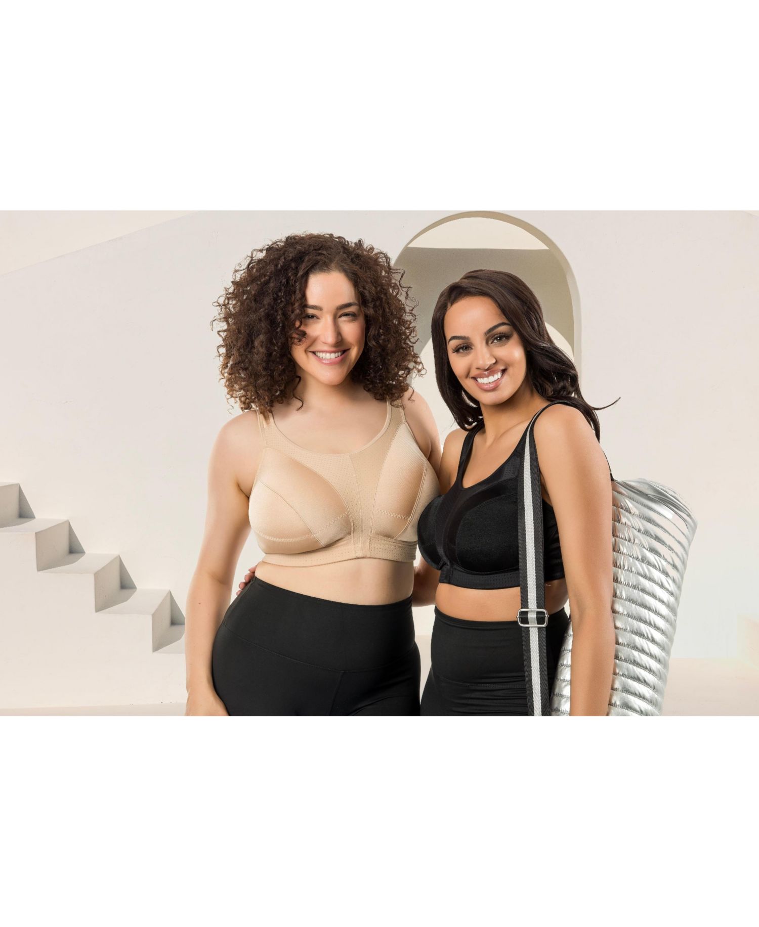 Women's Active Full Bust Unlined Sports Bra - Bare, 30D
