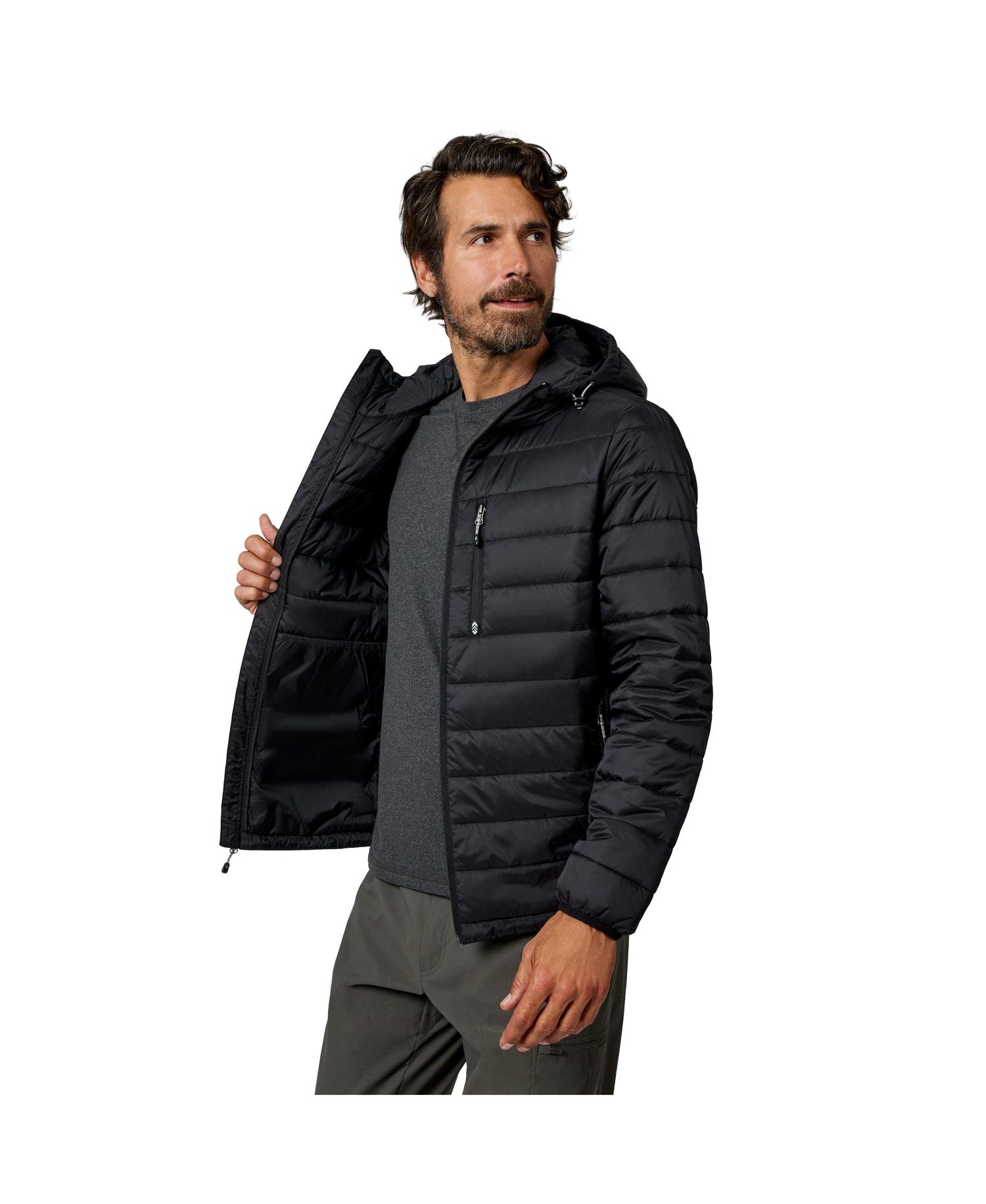 Men's Classic Solid Puffer Jacket