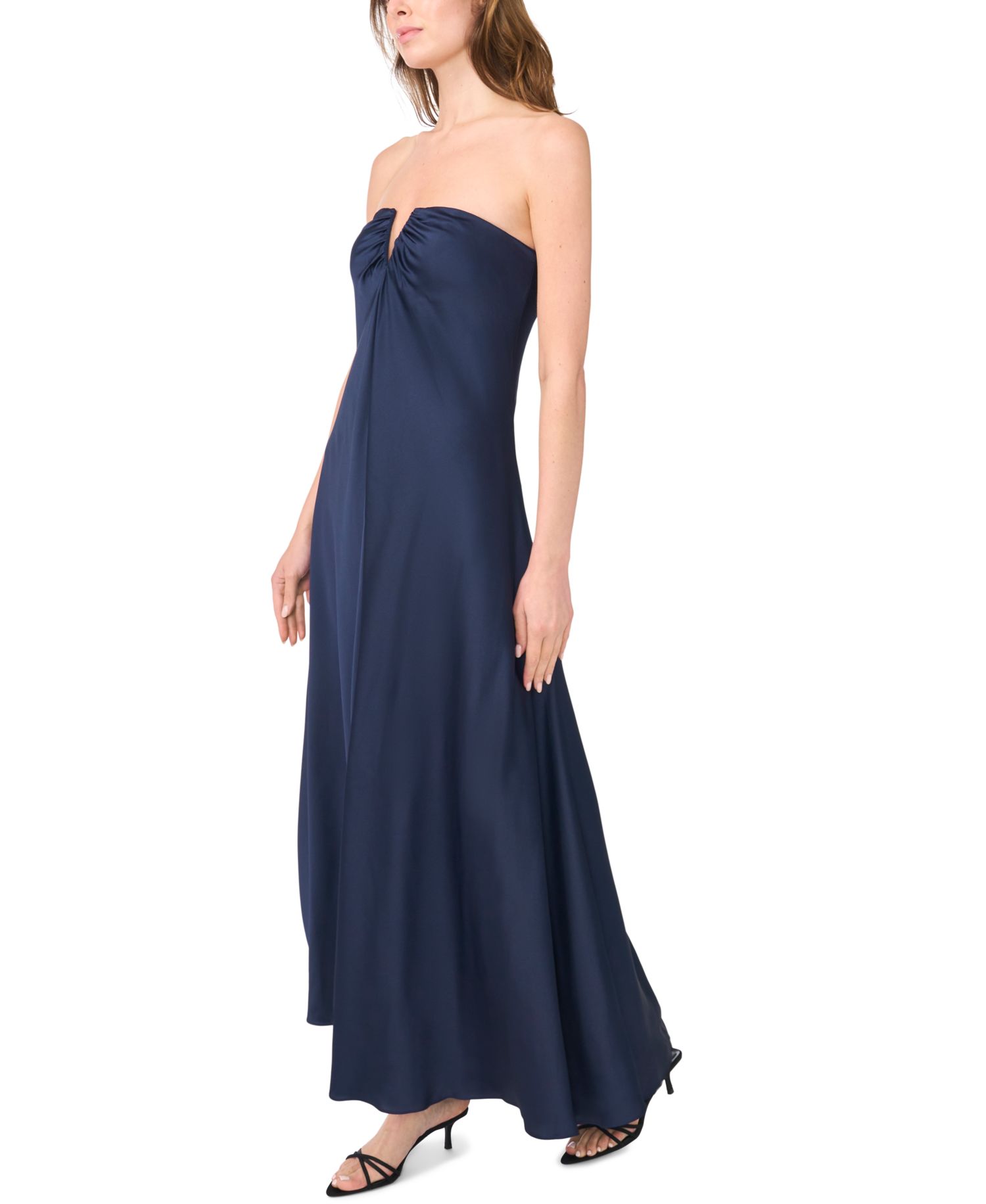 Women's The Emerson Maxi Strapless Satin Dress