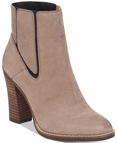 Lucky Brand Women's Maldeev Pull-On Block-Heel Booties