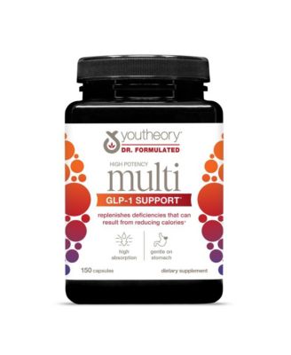 High Potency Multi GLP-1 Support High Absorption Multivitamins for Immune Support and Bone Health 150 Vegetarian Capsules
