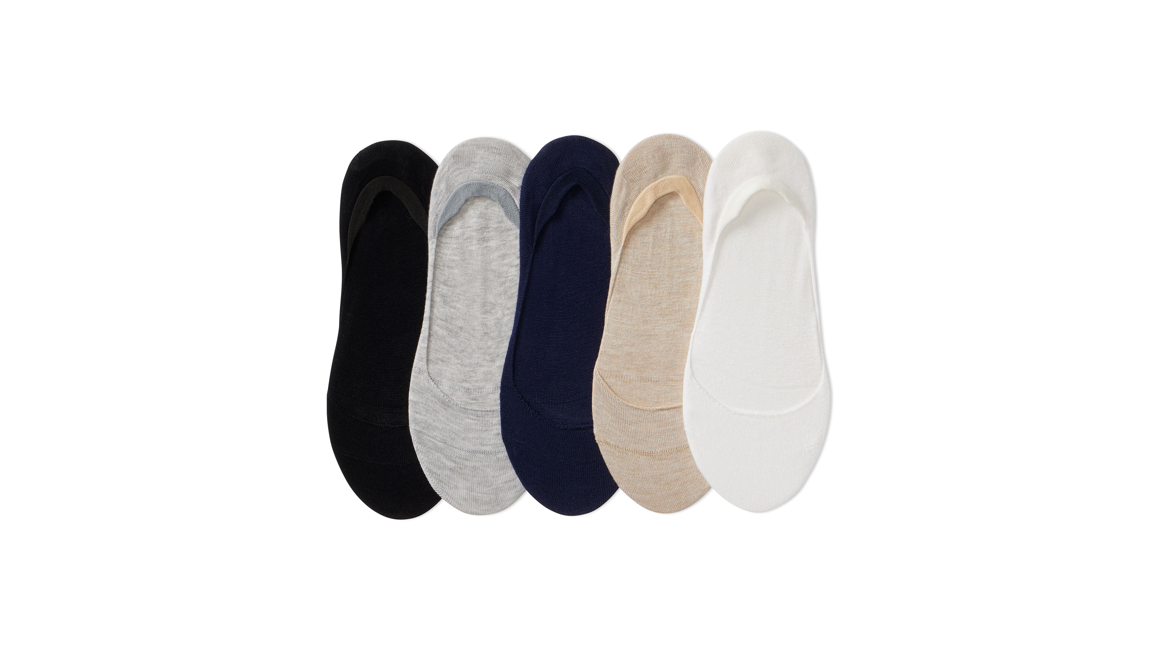 Polo Ralph Lauren Women's No-Show Liner Socks, 5-Pack