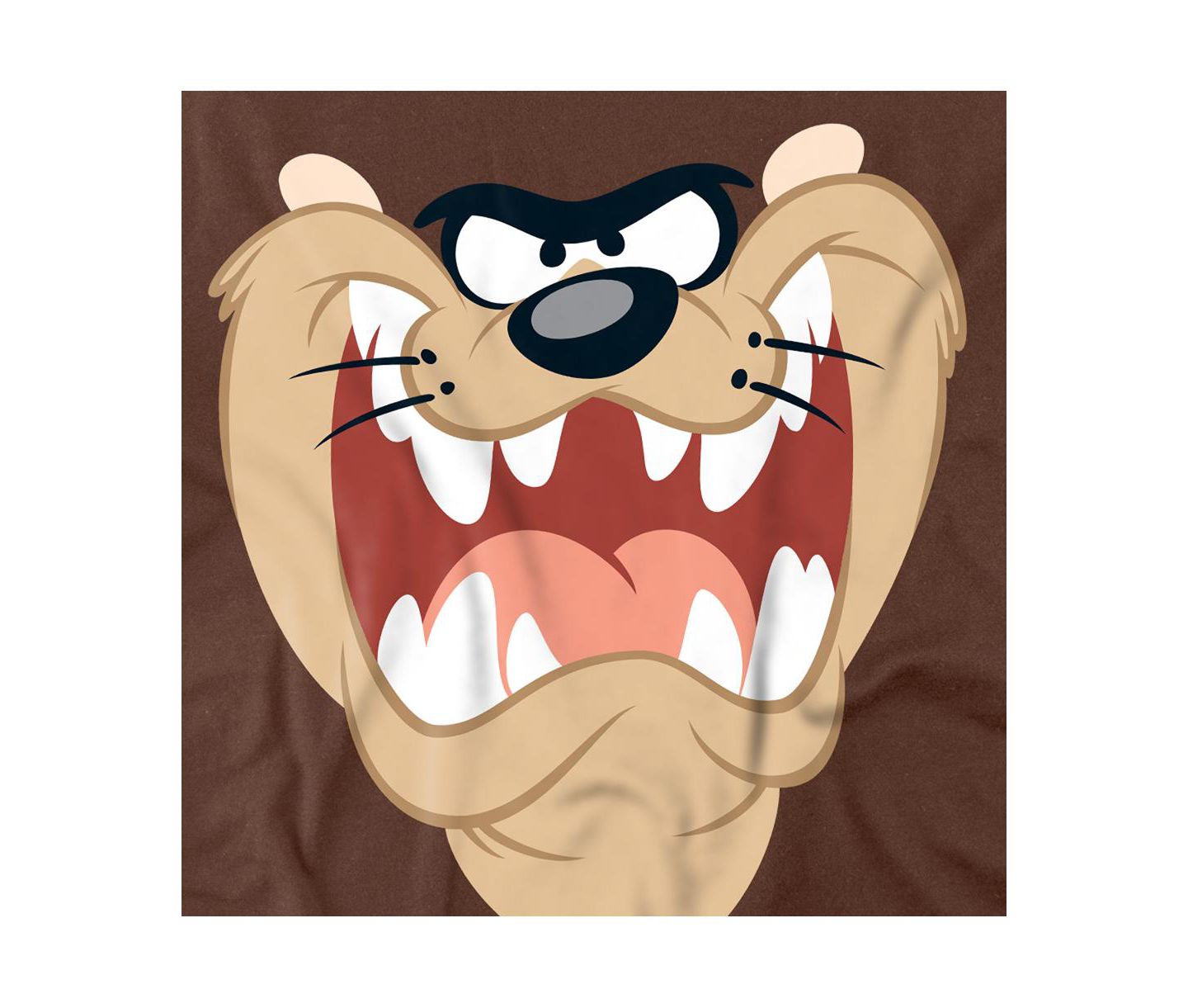 Мужская футболка Looney Tunes Taz Face, цвет: Кофейный — фото 3