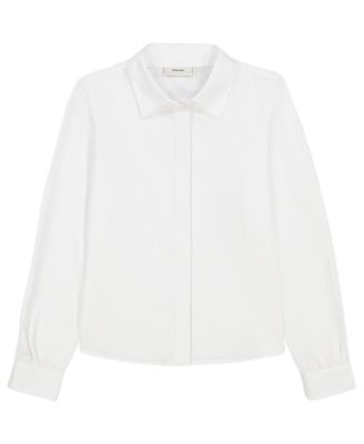 Girls' 7-16 Long-Sleeve Refined Tailored Shirt