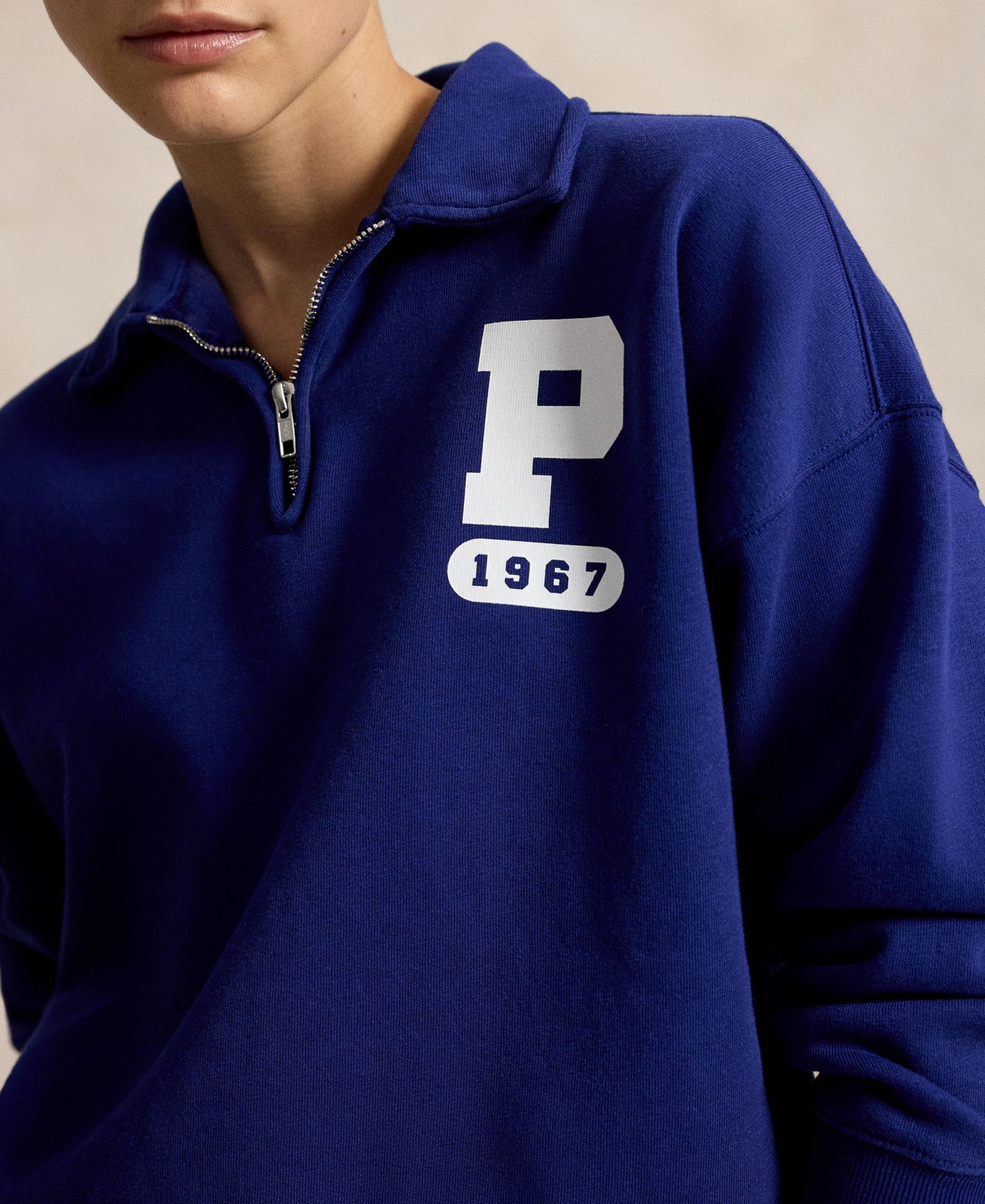 Women's Varsity Quarter-Zip Sweatshirt