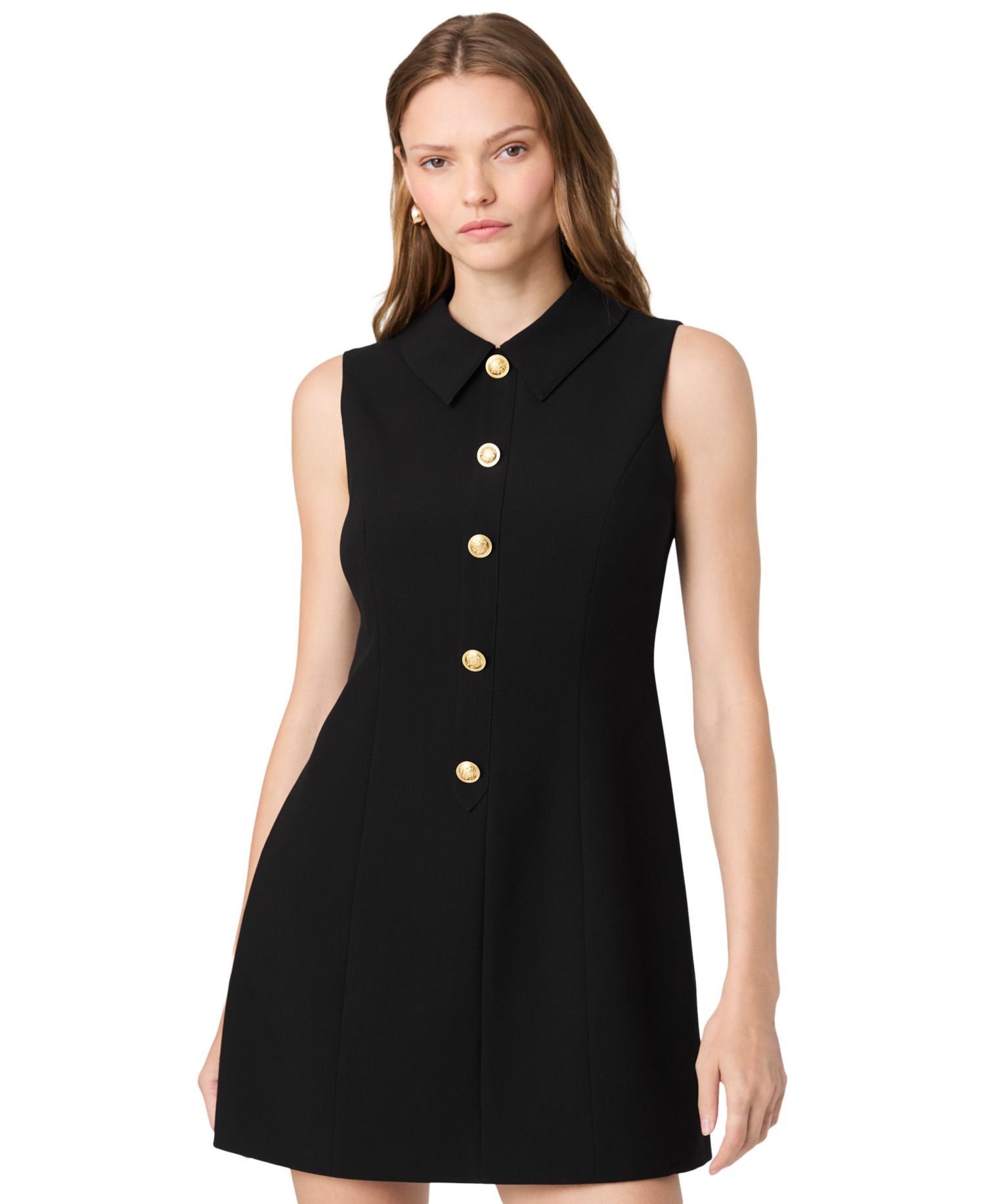 Women's Azra Twill Collared A-Line Mini Dress