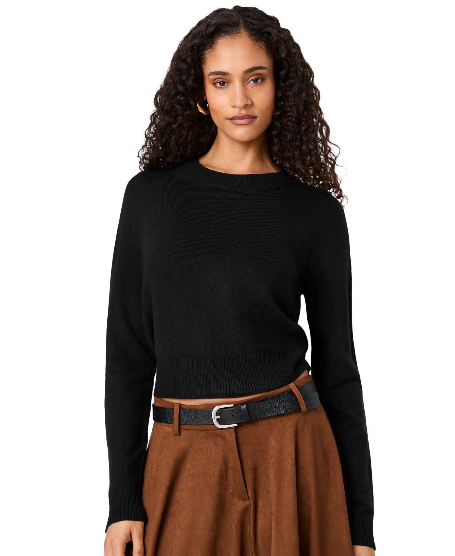 Women's Baby Soft Crewneck Long-Sleeve Sweater