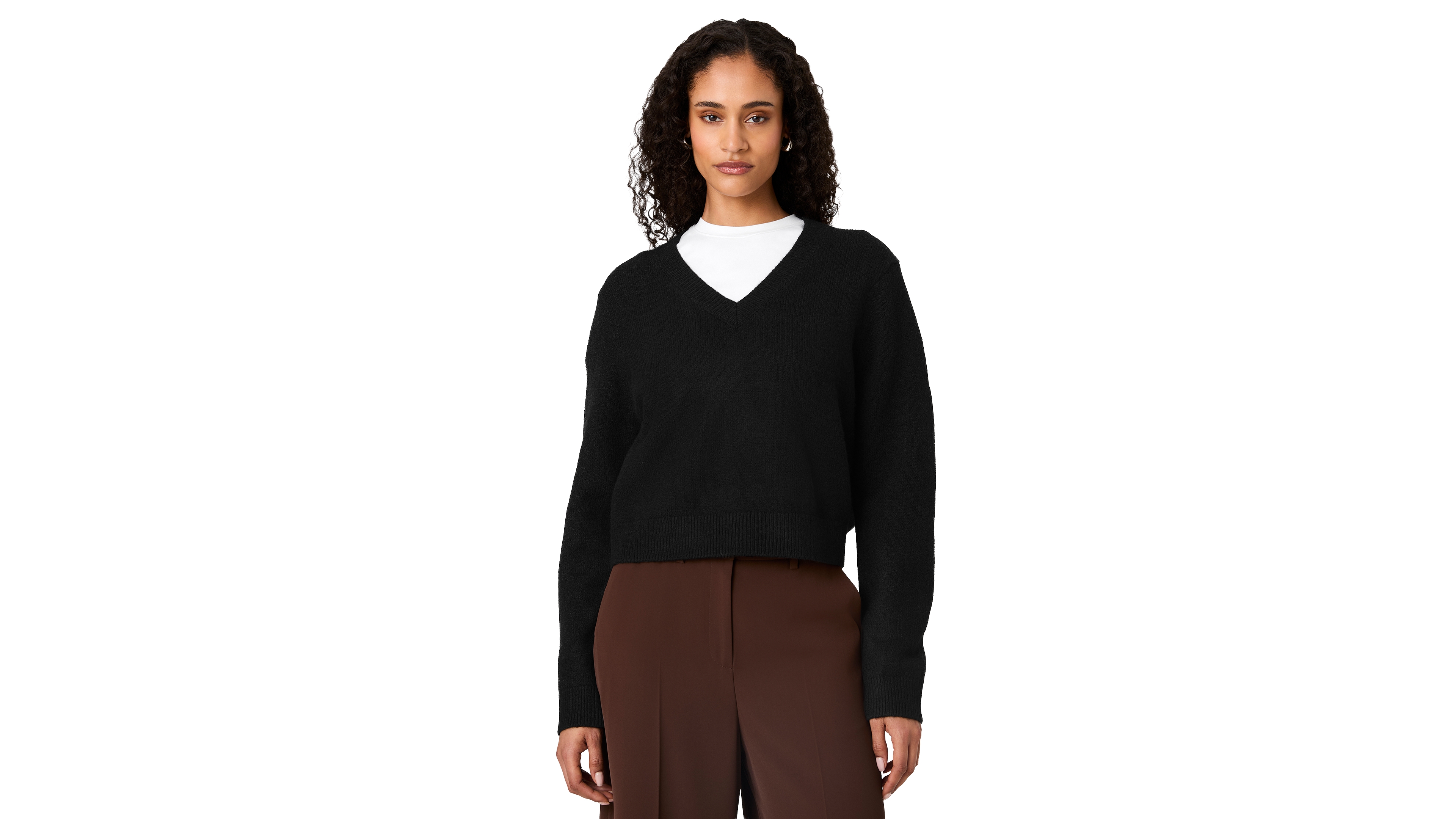 French Connection Women's Suzie Oversized V-Neck Pullover