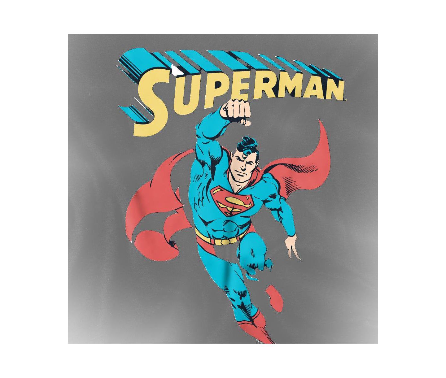 Мужская футболка Superman Superhero, цвет: Королевский синий — фото 3