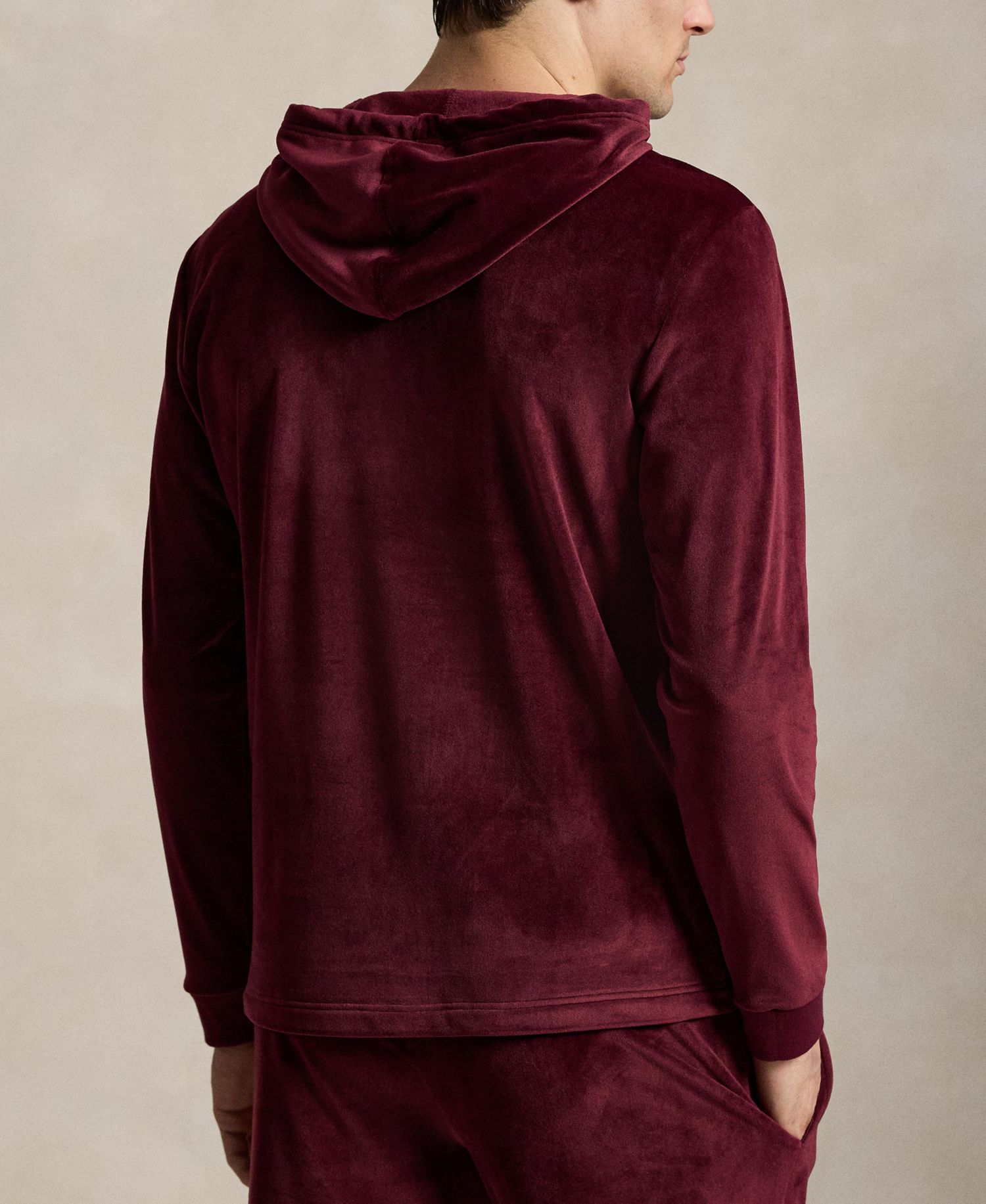 Men's Velour Pajama Hoodie