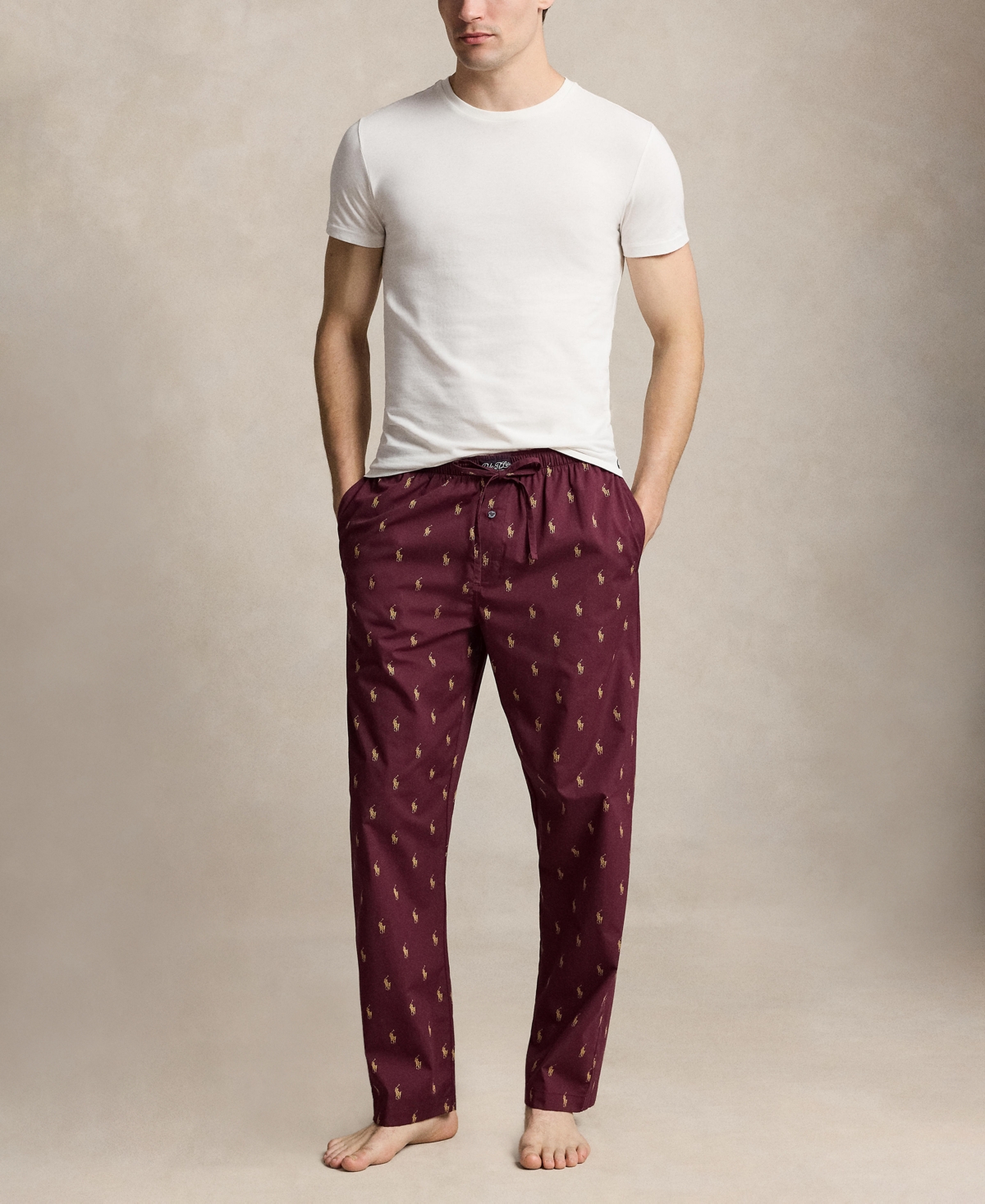 Polo Ralph Lauren Men's Woven All Over Player Pajama Pants