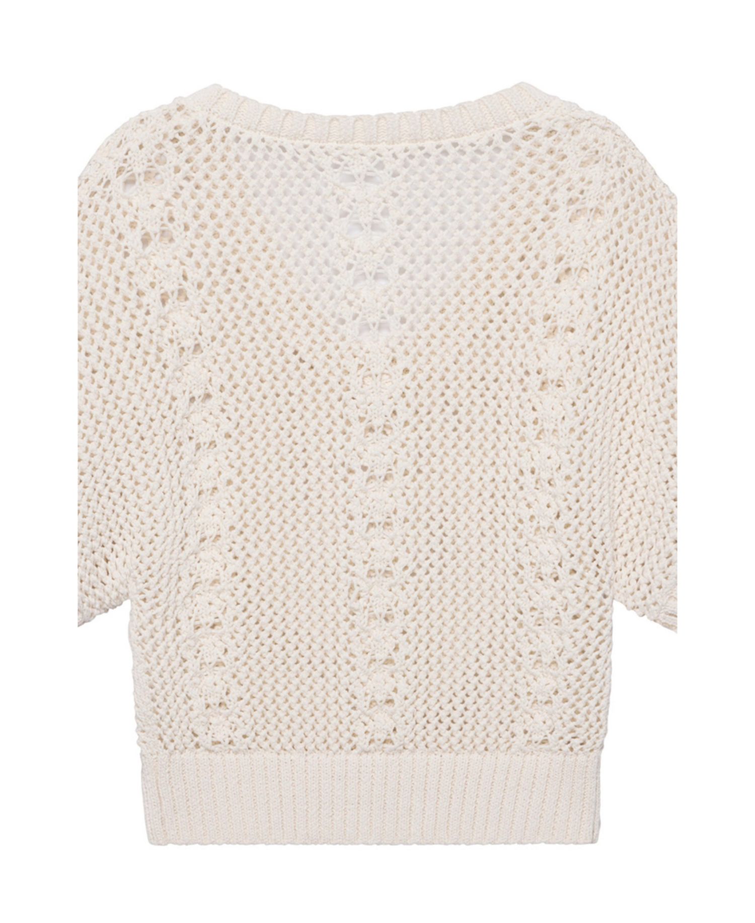 Women's Open Knit Crochet Top