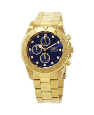 Pro Diver Atlanta Falcons 28682 Men's 43.5mm Quartz Multifunction Watch - Gold-Tone Stainless Steel Bracelet