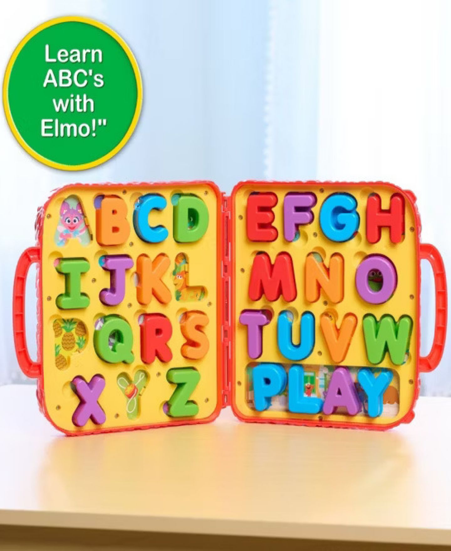 Детские игрушки Sesame Street On the Go Letters Fine Motor Skills 26-Piece Activity Set, от 2 лет — фото 4