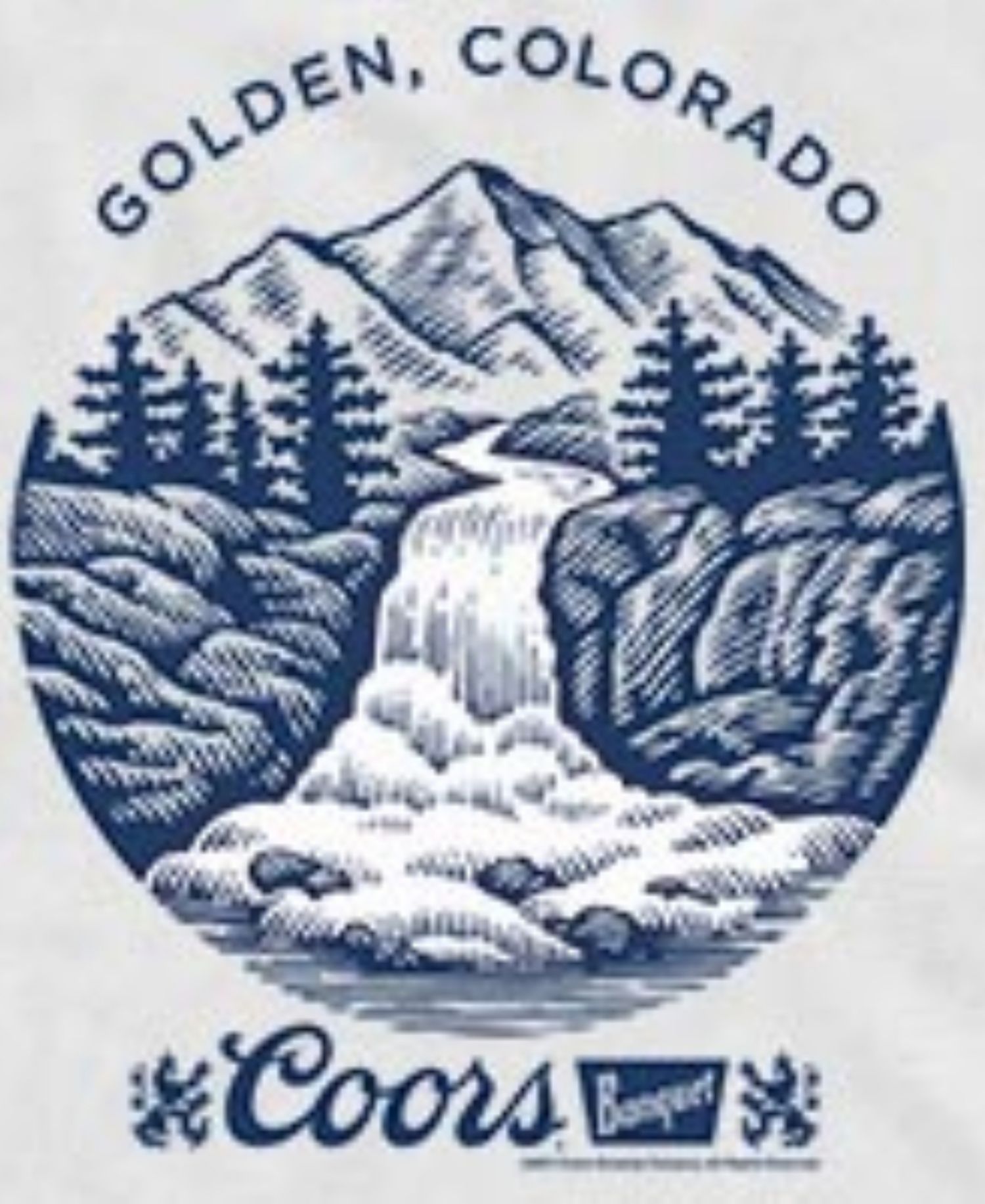 Men's Coors Golden Colorado Hops Graphic Tank Top