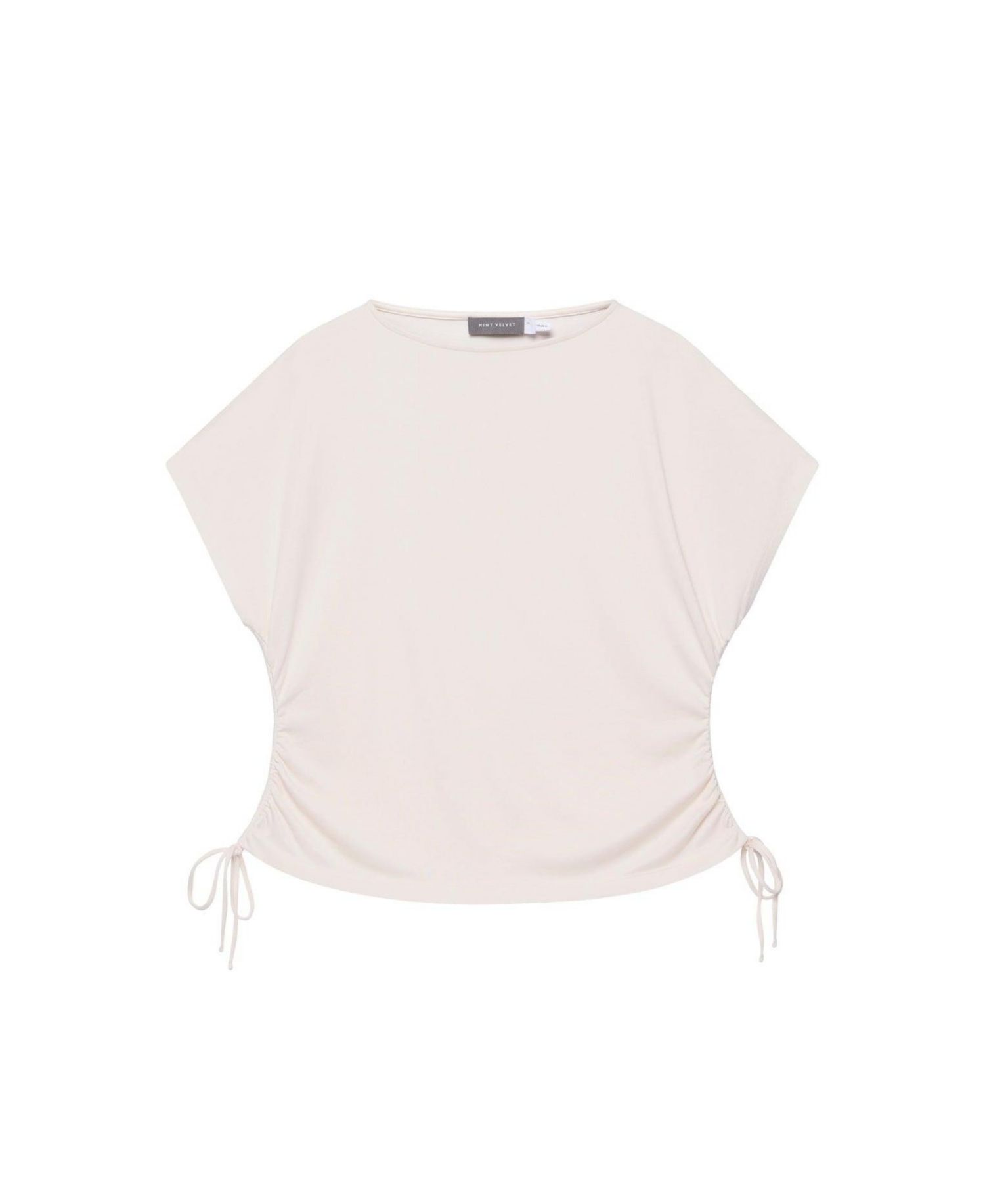Women's Jersey Ruched Tie Detail Top