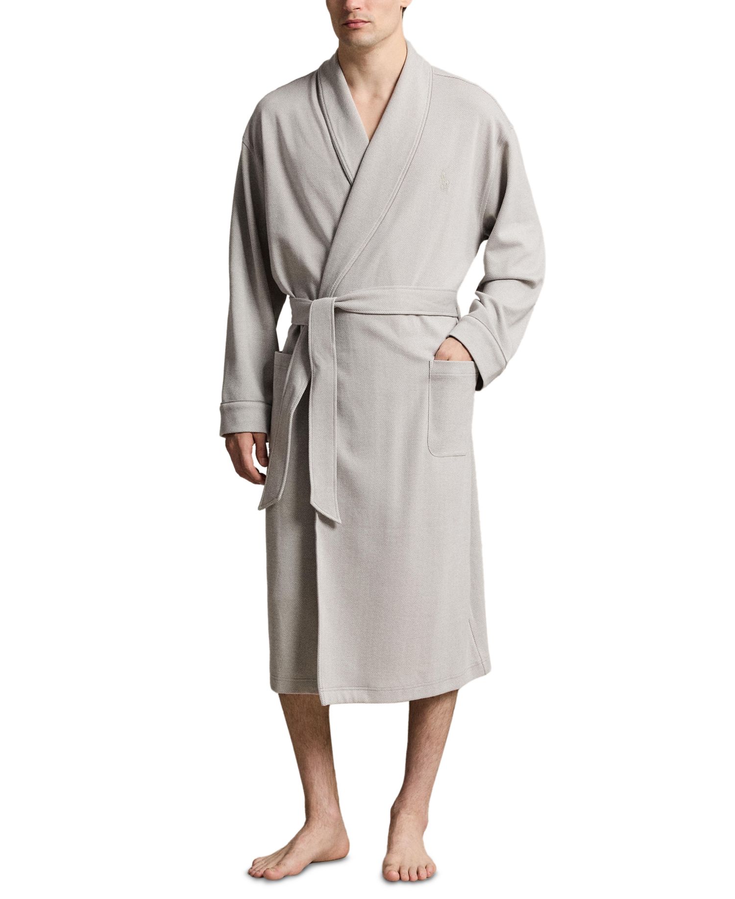 Men's Herringbone Robe