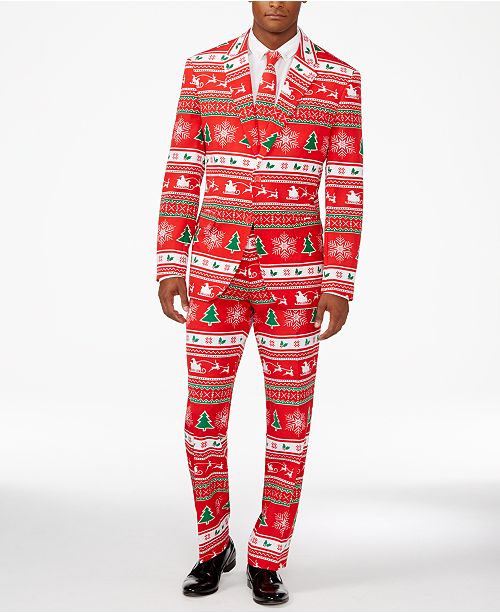 Opposuits Men S Winter Wonderland Christmas Suit Reviews
