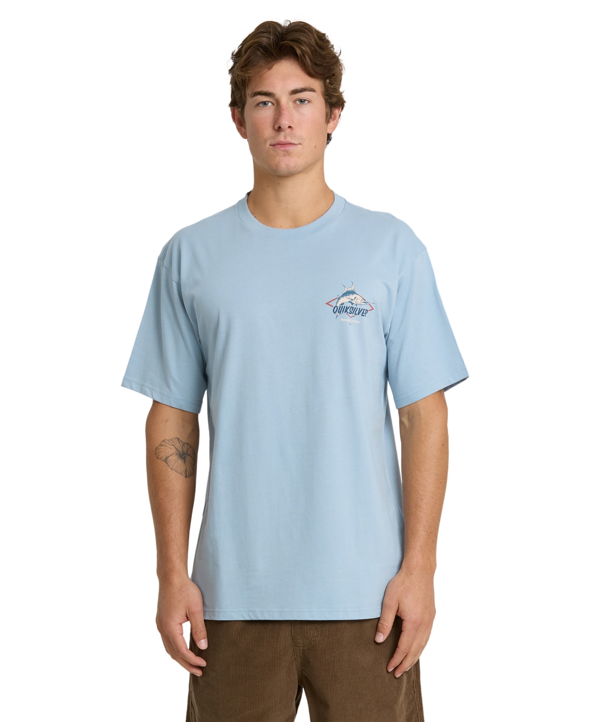 Quiksilver Waterman Men's Regular-Fit Crewneck T-Shirt
