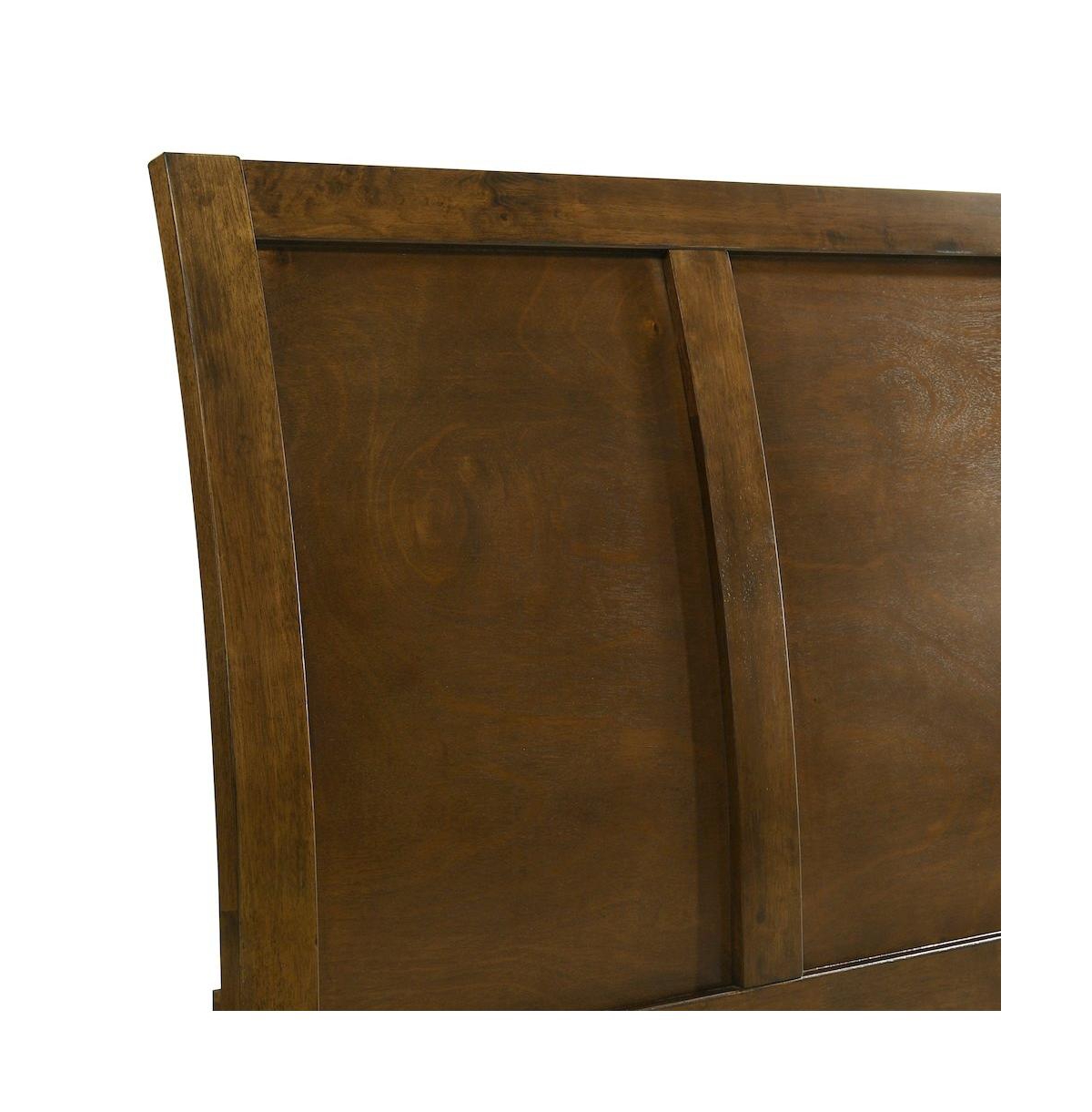 New Classic Furniture Ballard Wood Panel Bed in Walnut