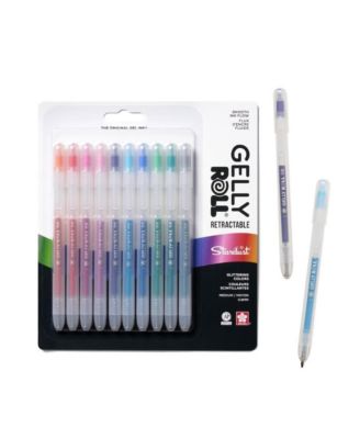 Gelly Roll Retractable Sparkle Set: 3 Stardust, 3 Metallic, 2 Blue and 2 Black