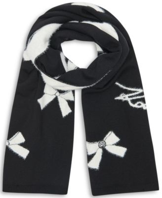 Fuzzy Bows Scarf