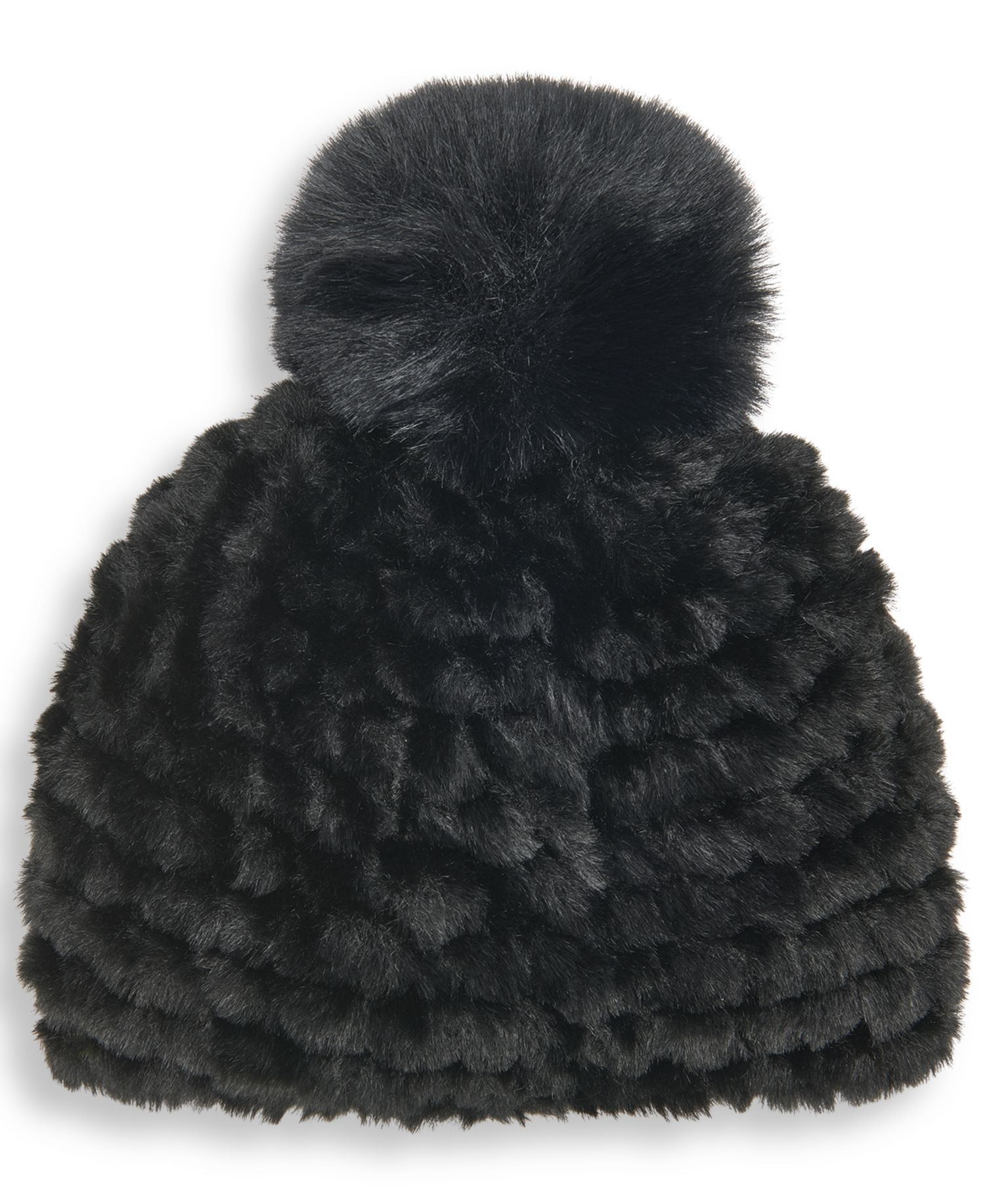 Faux-Fur Pom Logo Hardware Hat