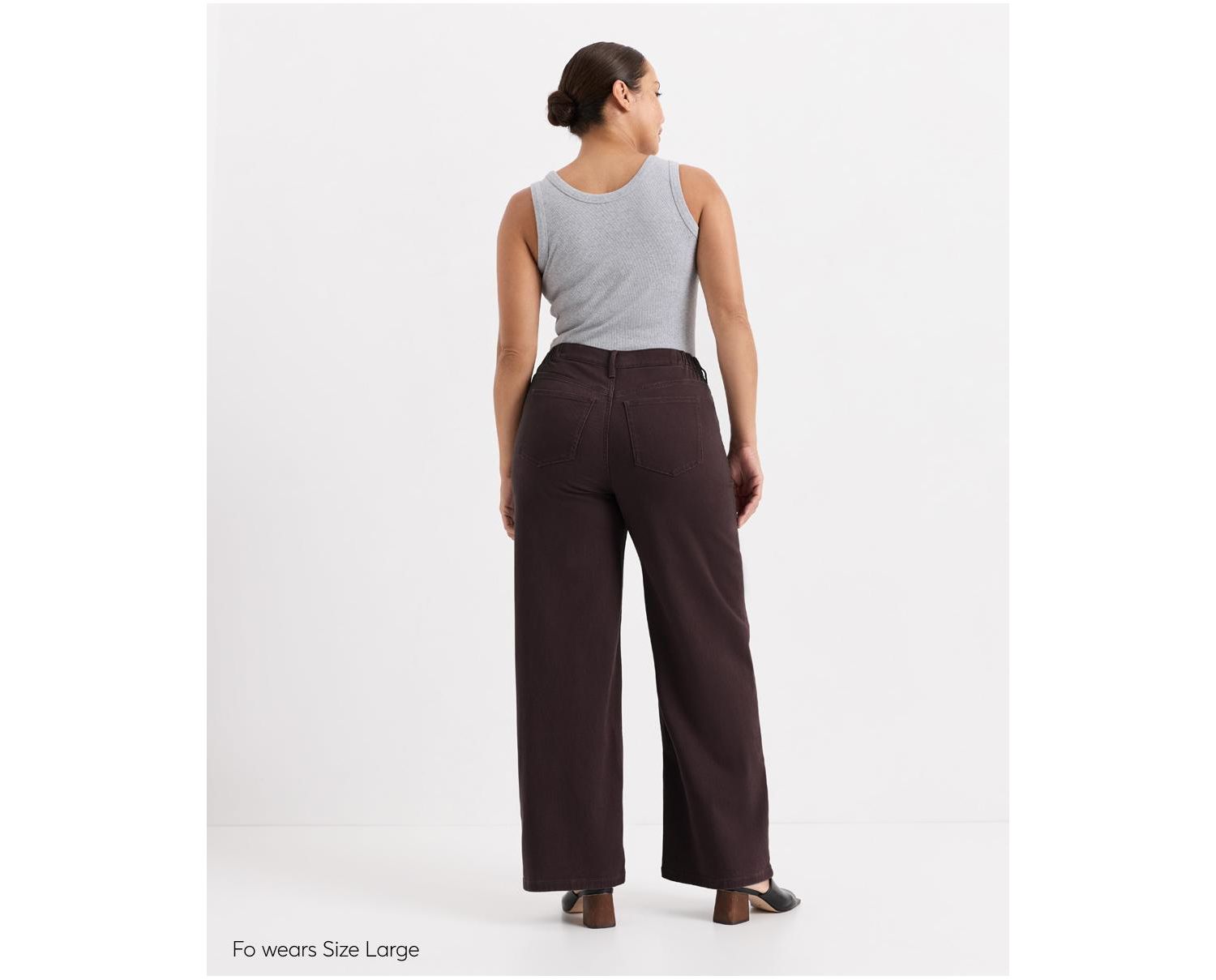 Women's All-Day Twill Wide-Leg Pants