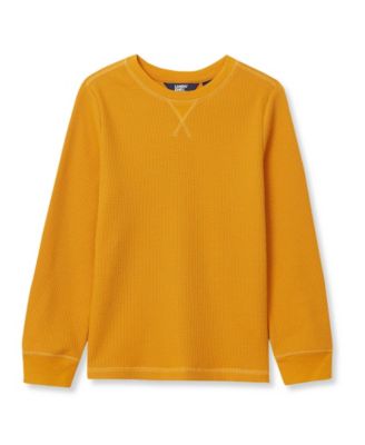 Boys Long Sleeve Waffle Thermal Shirt