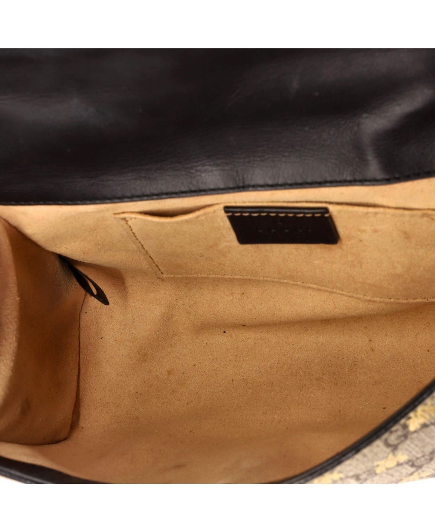 Small Padlock Shoulder Bag Printed GG Coated Canvas