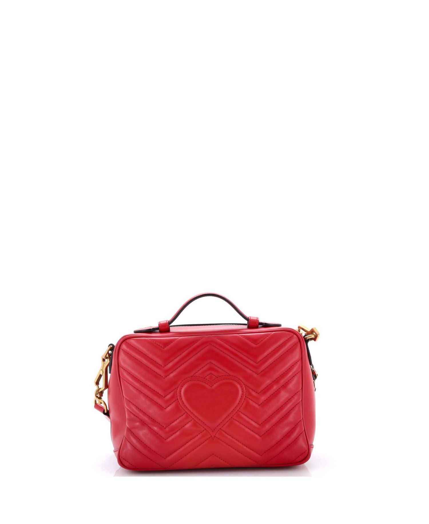 Small GG Marmont Zip Around Camera Bag Matelasse Leather