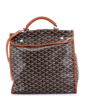 Saint Leger Briefcase Backpack Coated Canvas