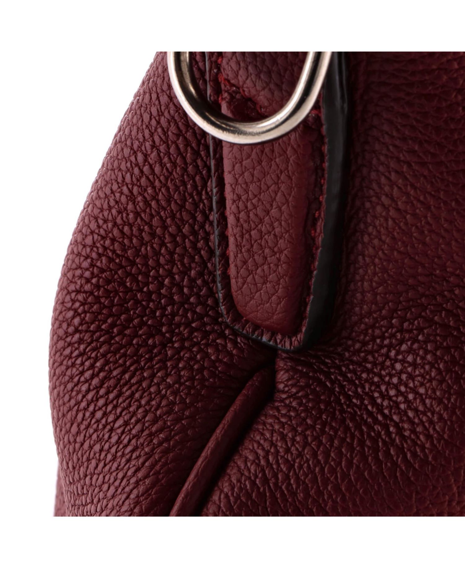 Medium B Shoulder Bag Leather