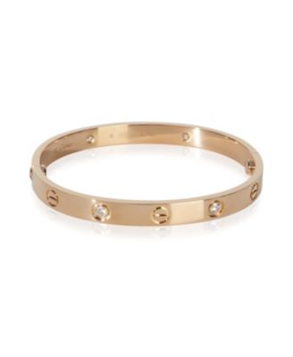 Rose Gold Diamond Love Bracelet