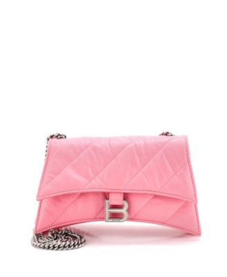 Small Crush Chain Flap Bag Quilted Crushed Calfskin