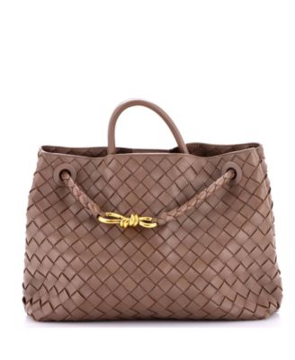 Medium Andiamo Top Handle Bag Intrecciato Nappa