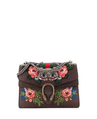 Medium Web Dionysus Bag Embellished Leather