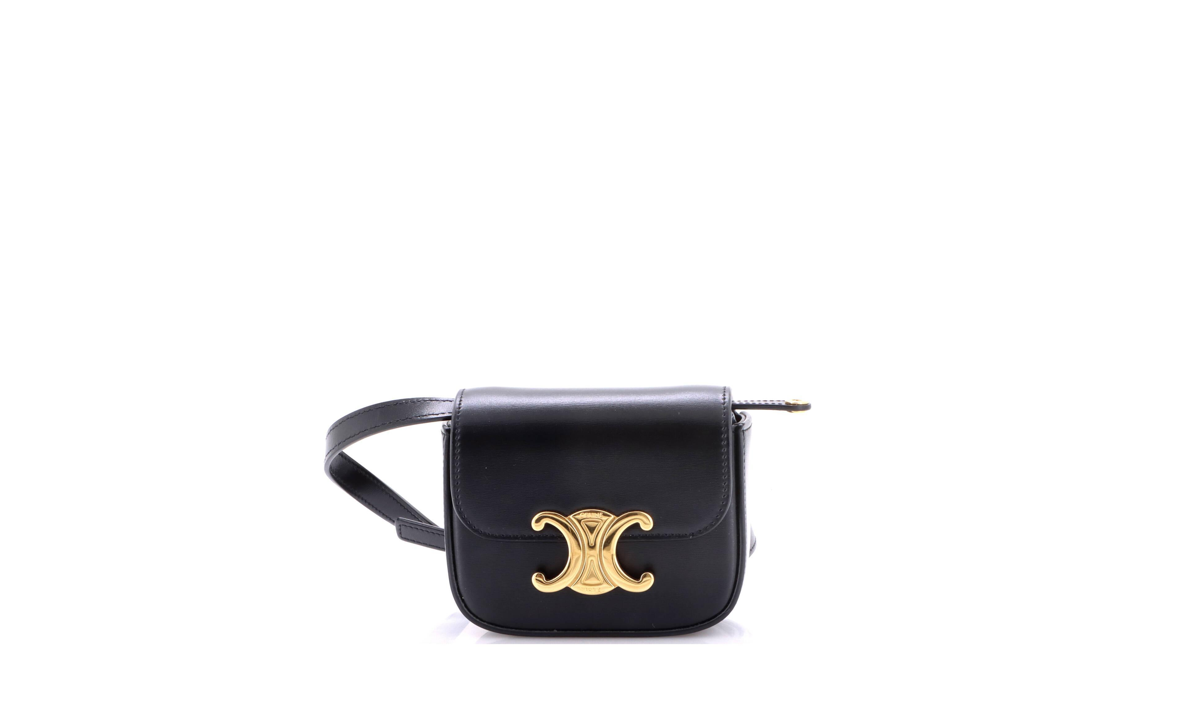 Pre-Owned Celine Mini Claude Shoulder Bag Leather