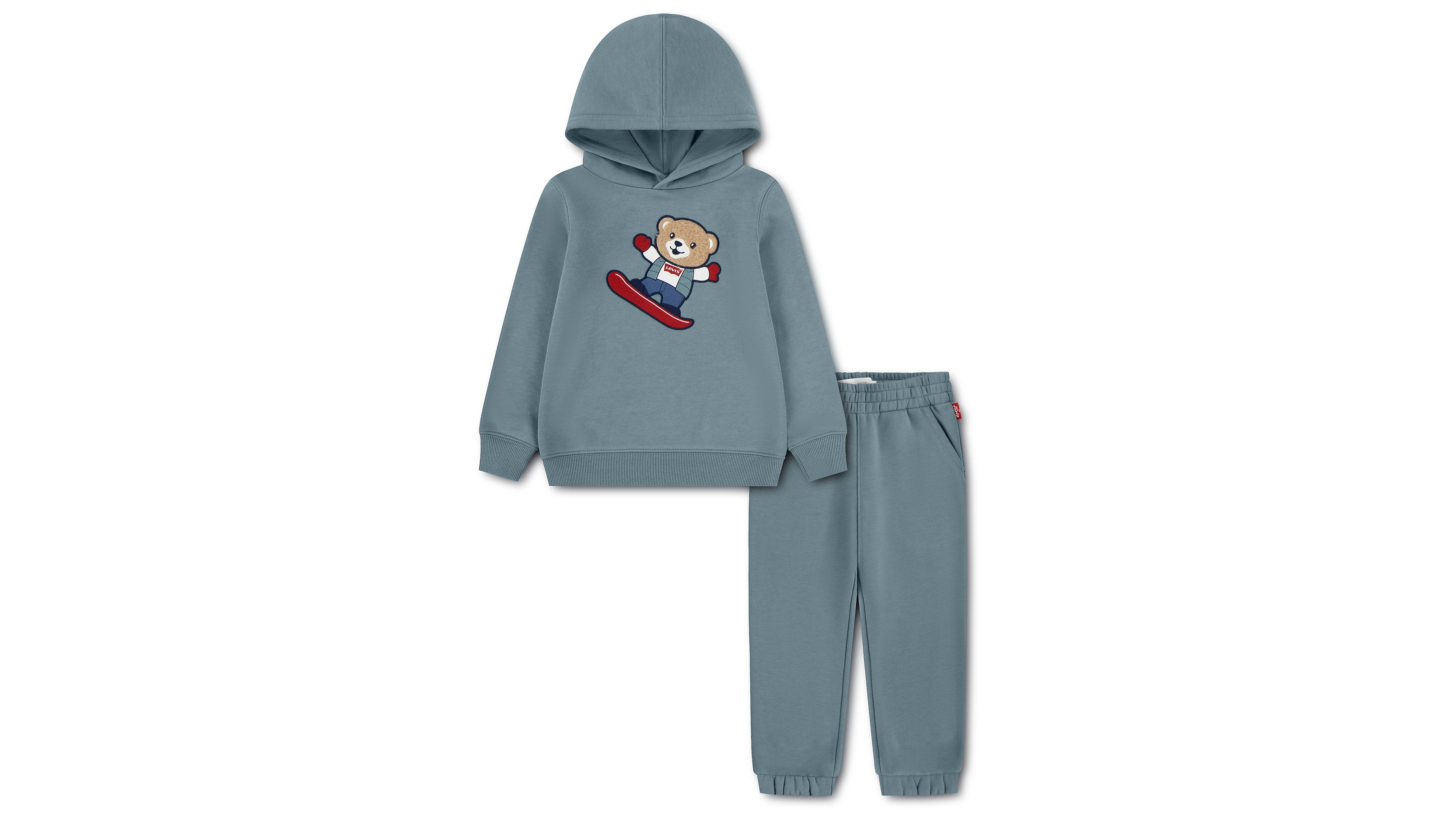 Levi's Toddler Boys' 2T-4T Snow Boarding Hoodie and Joggers, 2-Piece Set