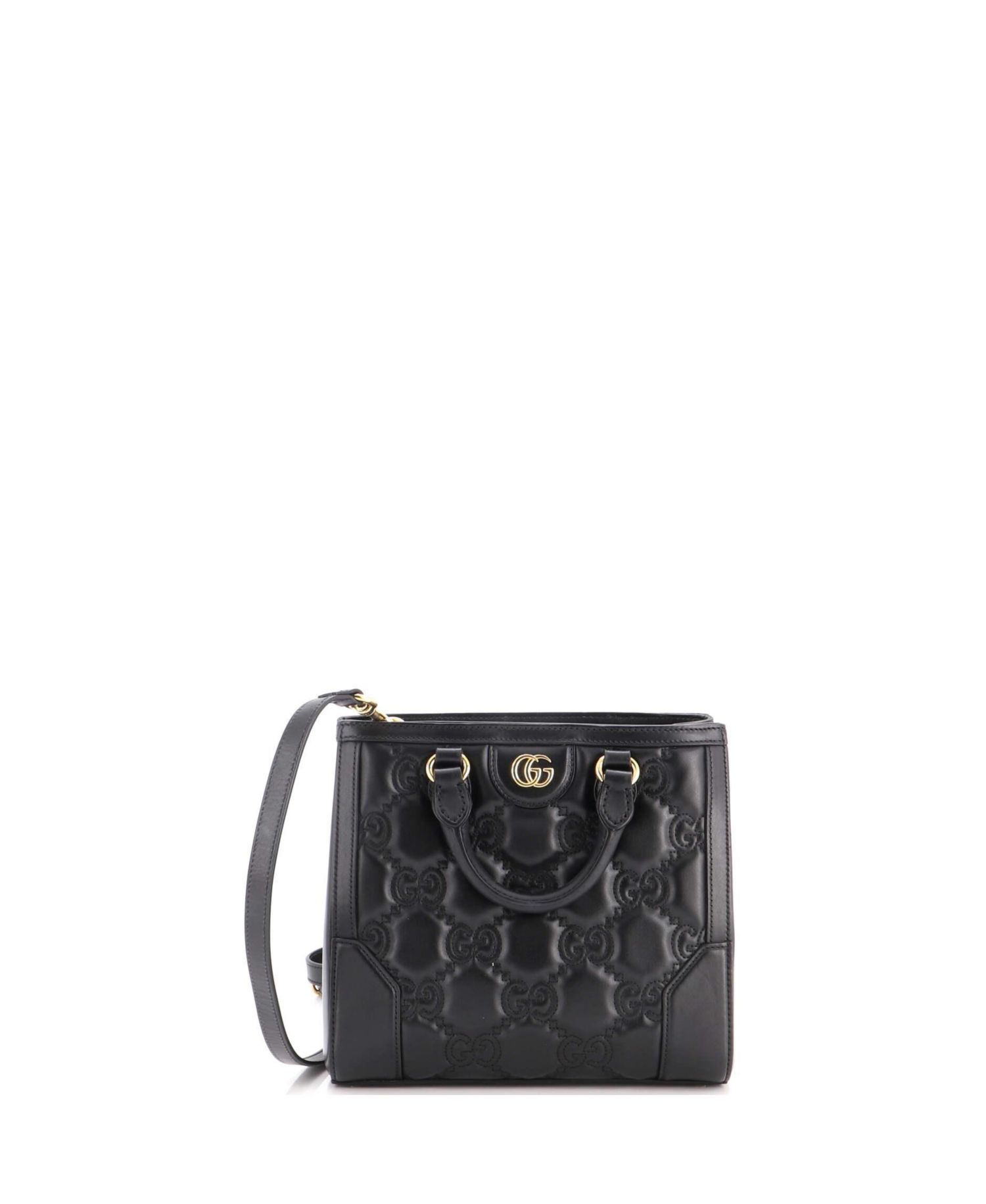 Mini GG Top Handle Tote GG Matelasse Leather