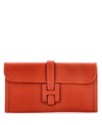 Pre-Owned Hermes 29 Jige Elan Clutch Swift
