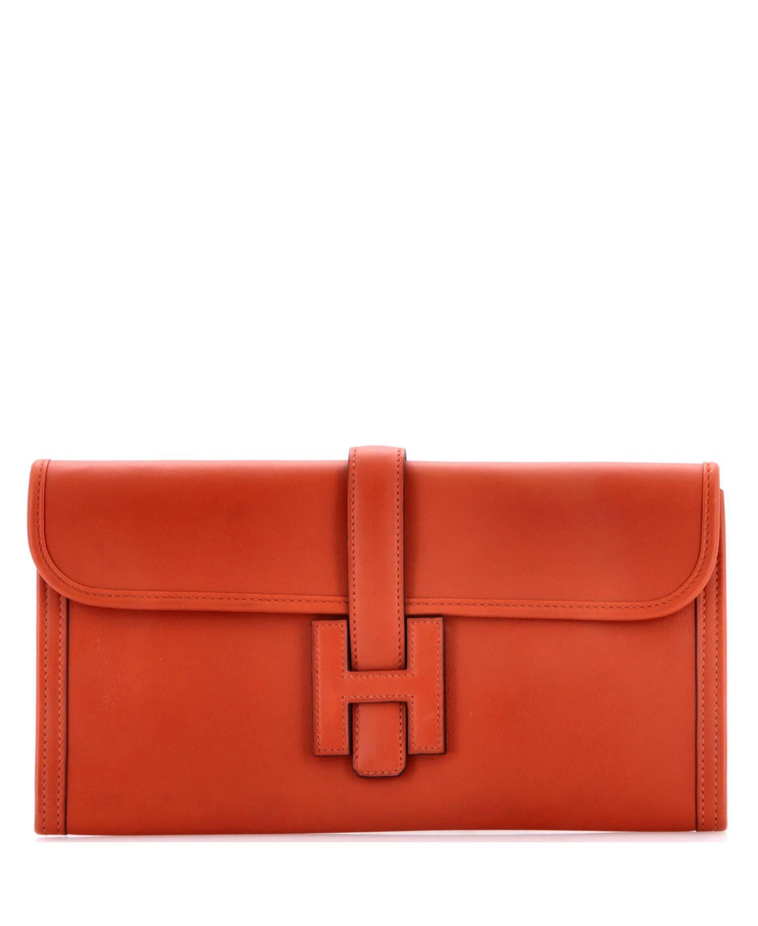Pre-Owned Hermes 29 Jige Elan Clutch Swift