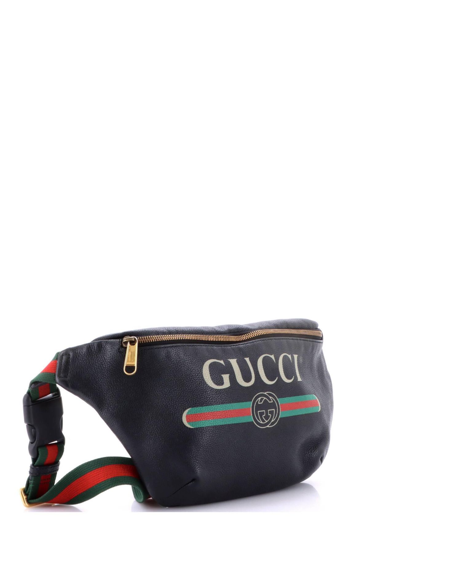 Medium Logo Belt Bag Printed Leather