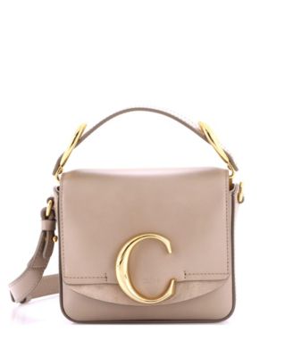 Mini C Double Carry Bag Leather