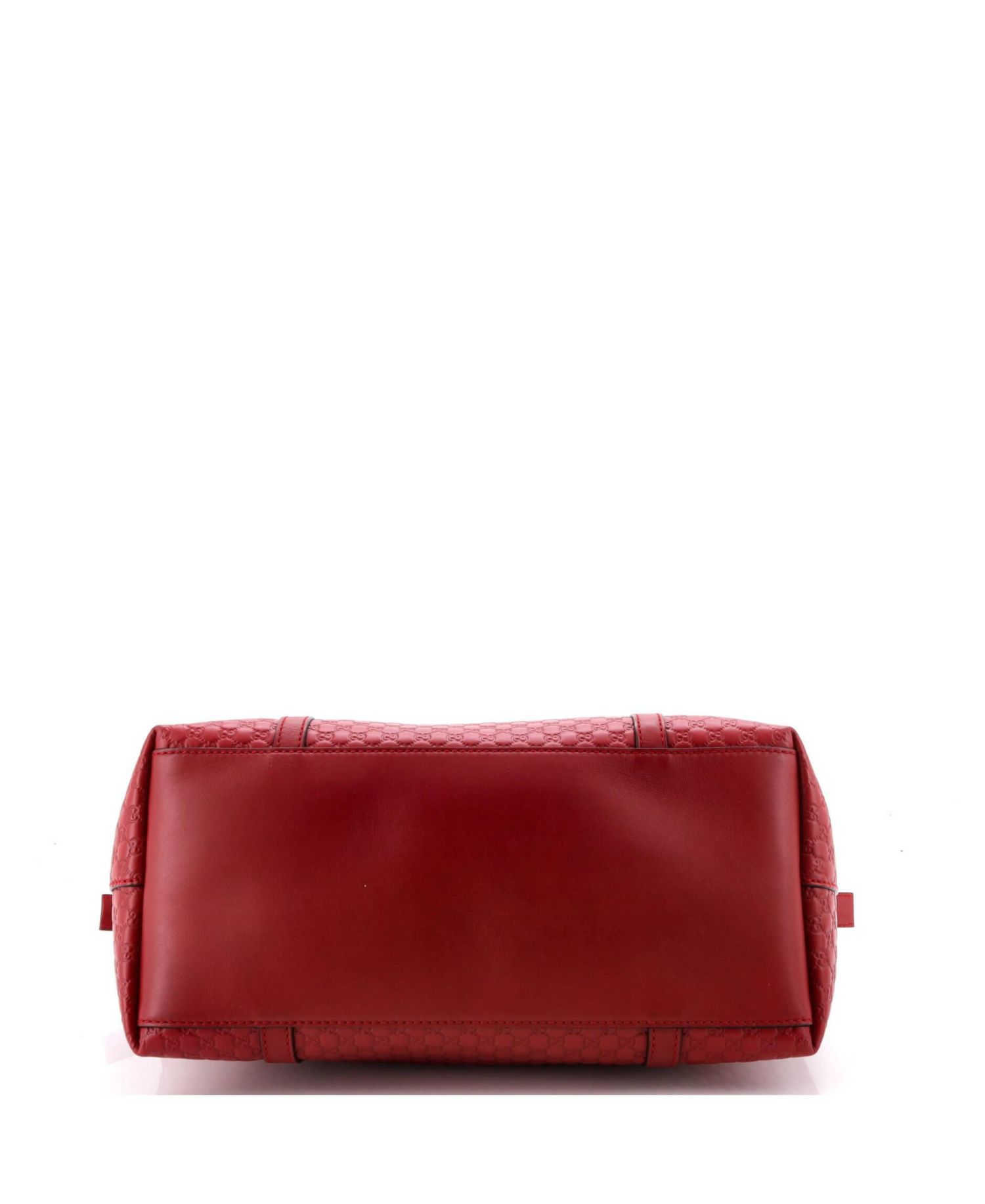 Medium Britt Convertible Dome Satchel Microguccissima Leather