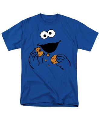 Men's Cookie Monster Om Nom Face T-Shirt