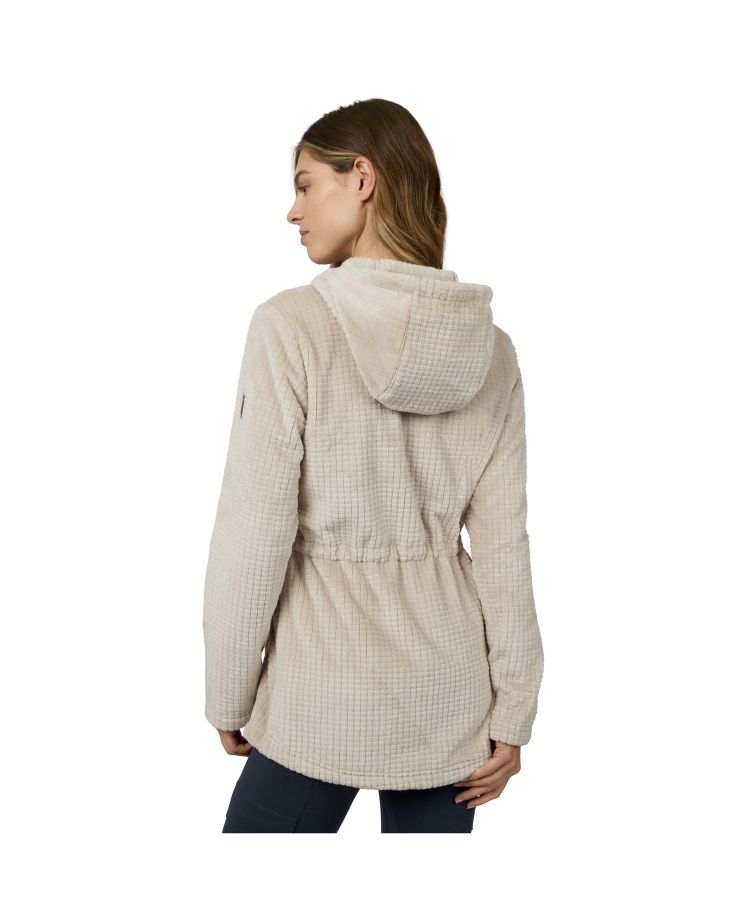 Women's Grid Butter Pile Anorak Jacket