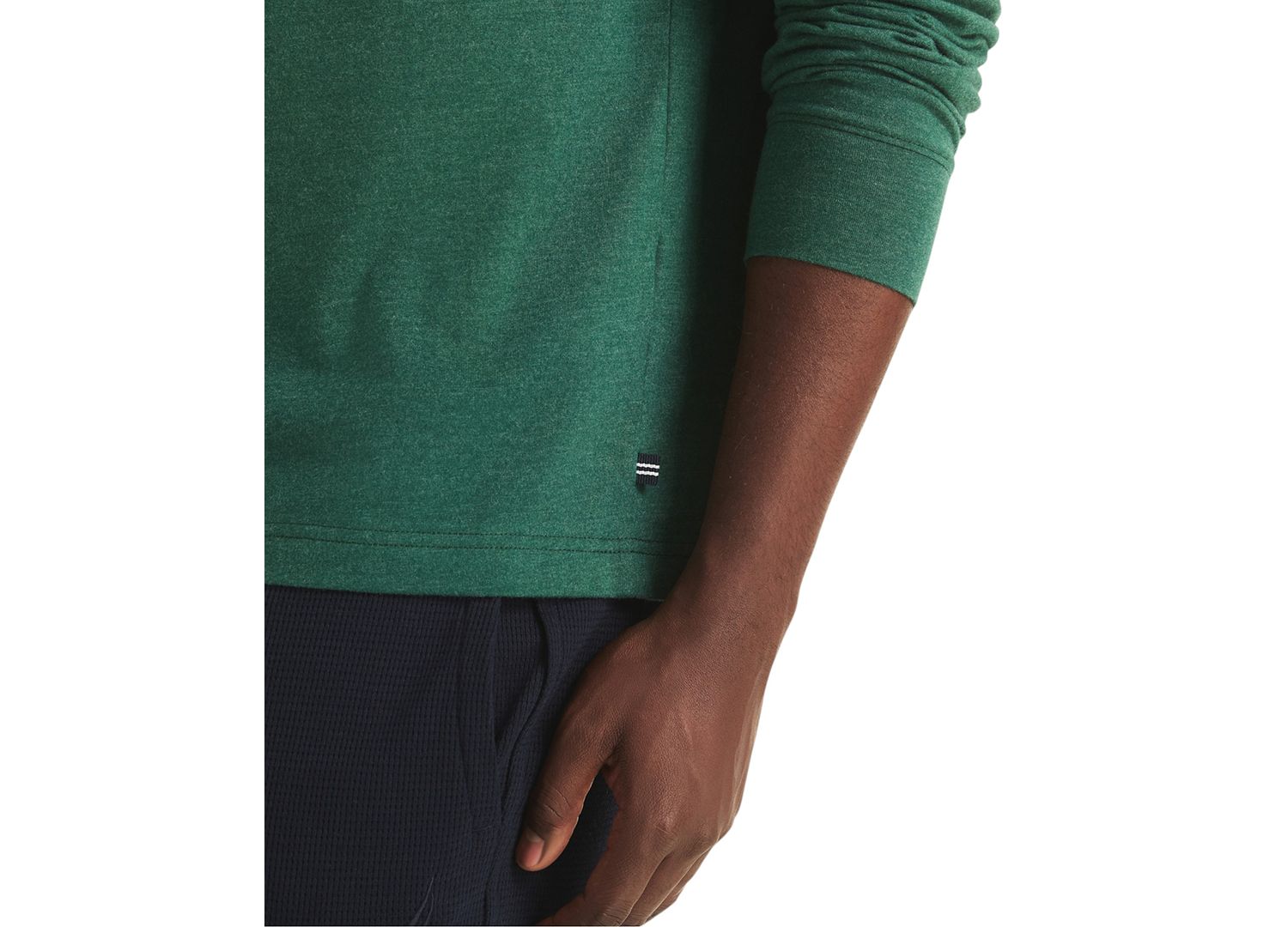 Men's Long-Sleeve Crewneck Pajama T-Shirt